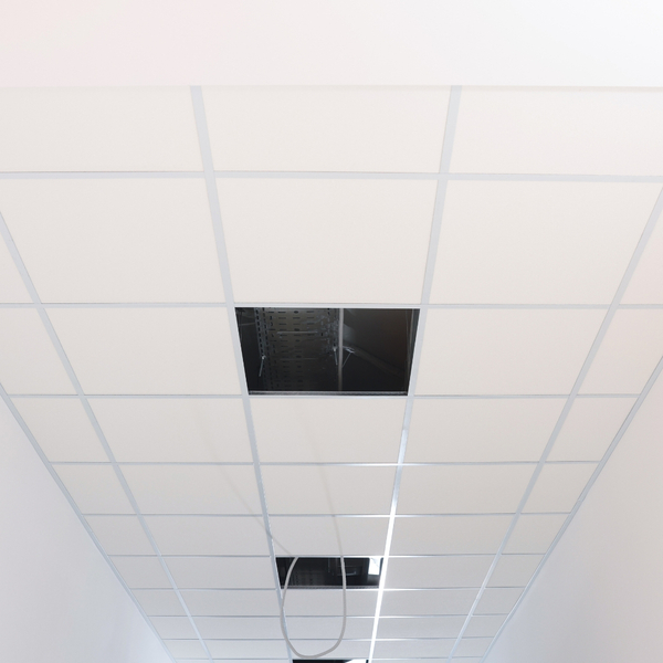 drop ceiling with utility access
