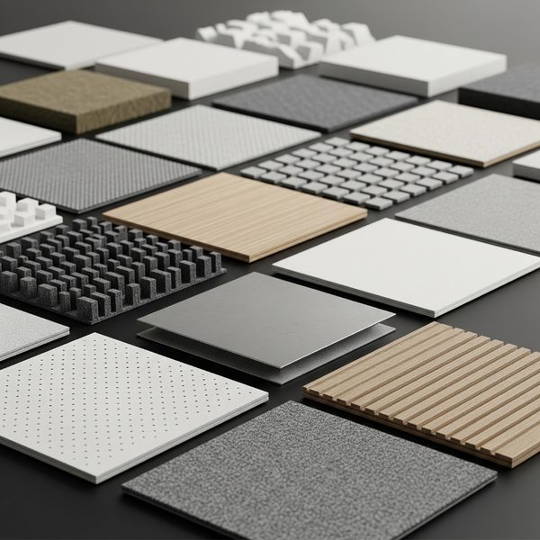 Different types of ceiling material