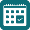 calendar with appointment scheduled icon