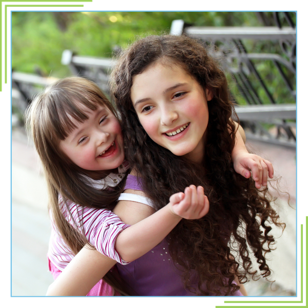 Child with Down Syndrome.