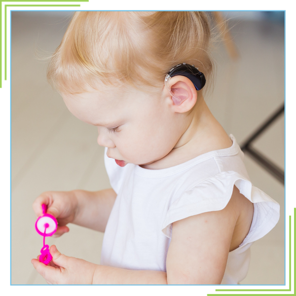 Hearing disabled child.