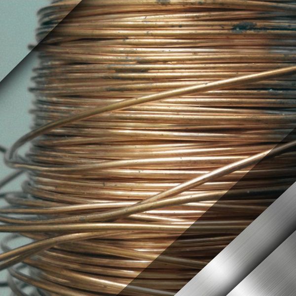 roll of bare bright wire