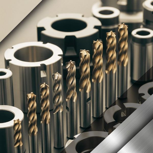 An assortment of high-performance industrial alloys, including carbide end mills. Other Metals 3.jpg