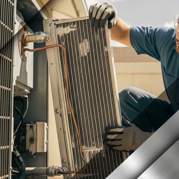 HVAC tech pulling out an ACR