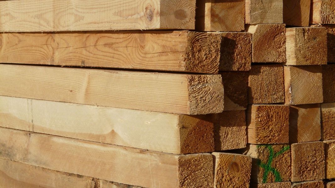Pile of lumber