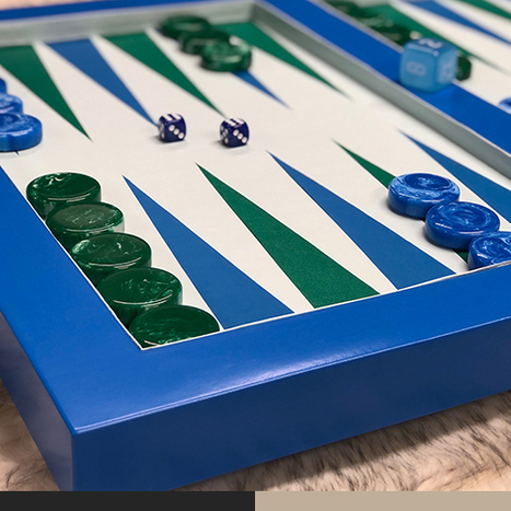 image of a backgammon board