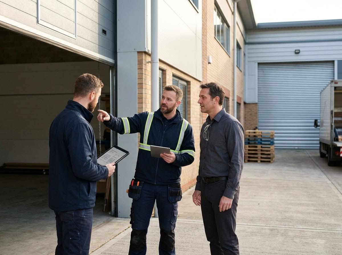 Warehouse Team Discussing Logistics Plans
