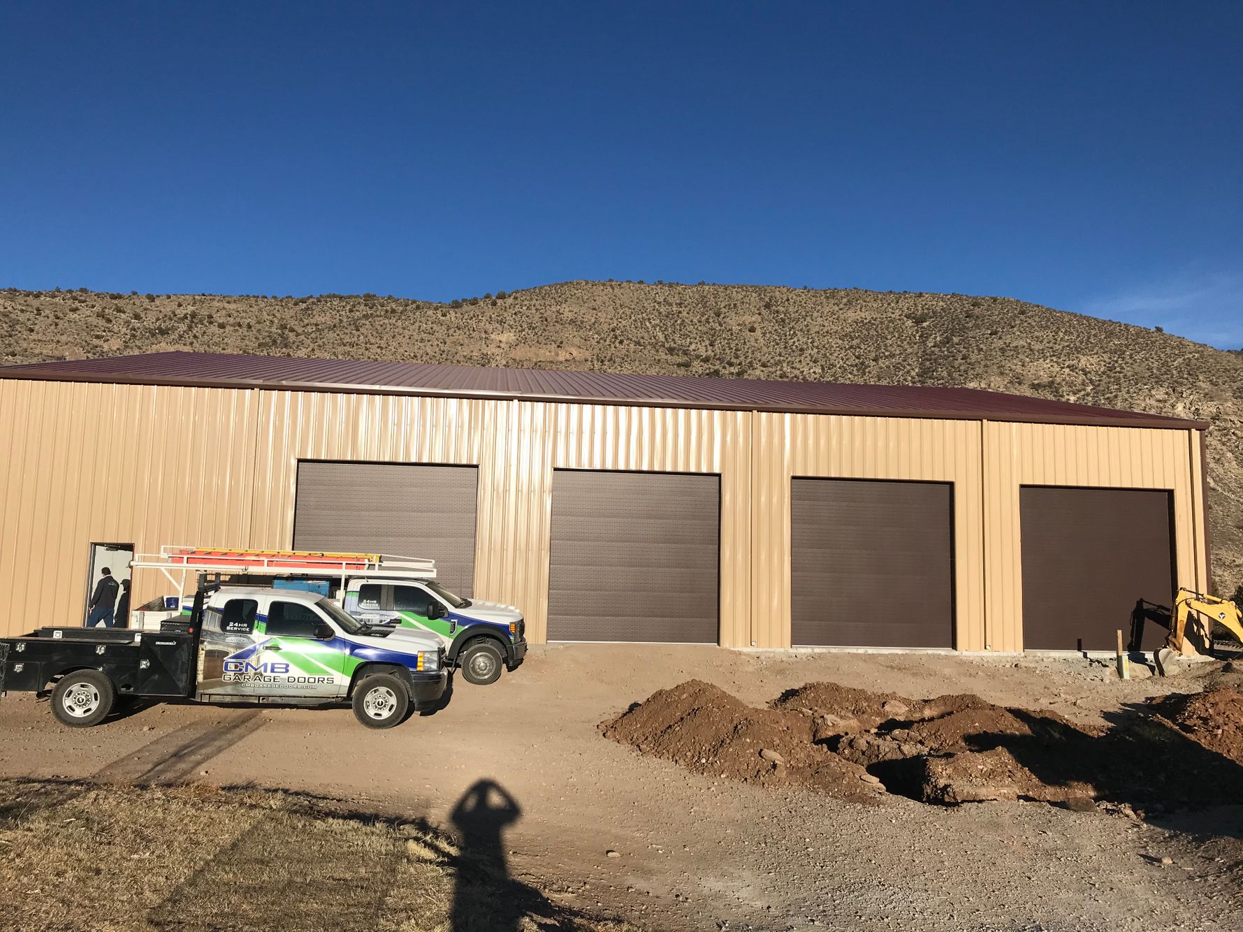 Commercial Sectional- CMB Garage Doors 3- brown