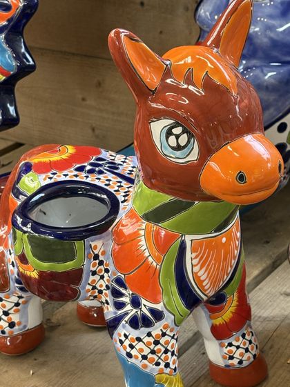 Hand Painted Ceramic Decor Talavera Pottery
