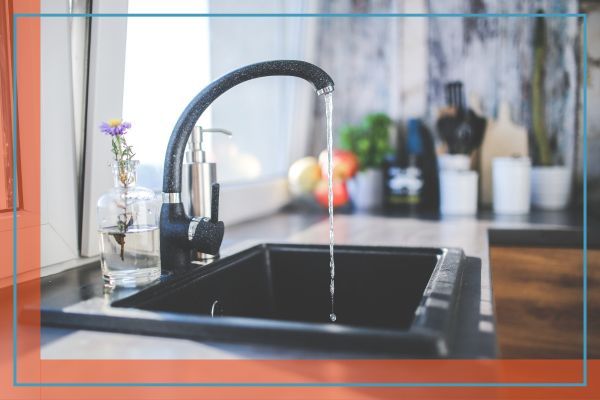 Kitchen sink. Kitchen sink.