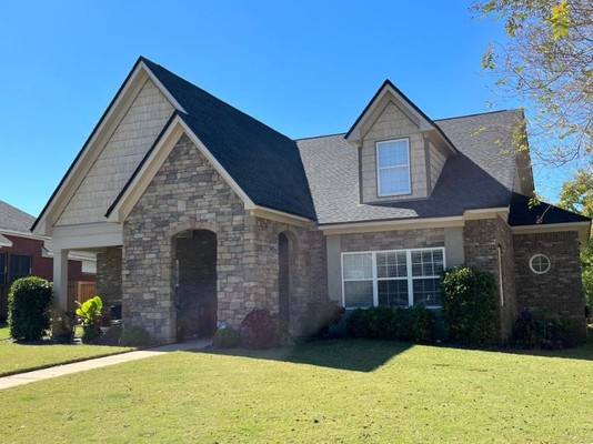 exterior view of home with new roof