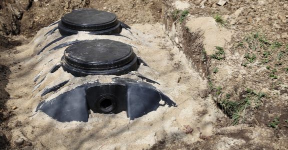 Septic Tank in Hole
