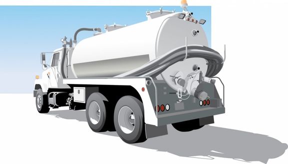 Septic Pump Truck Graphic