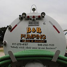 B & B Pumping Tanker Truck