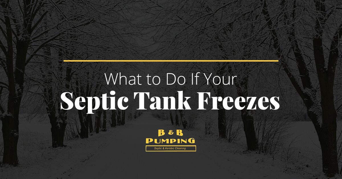 Septic Tank Freeze