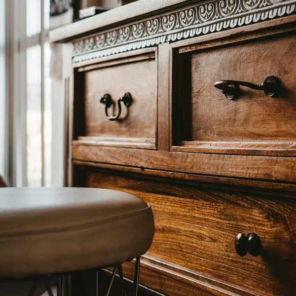 fancy wood dresser