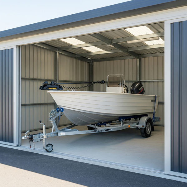 Boat in Storage Unit