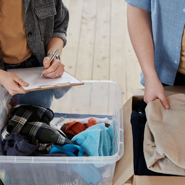checklist, putting clothing in boxes