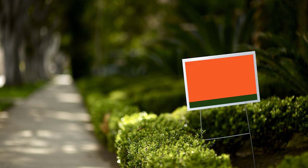 lawn sign lawn sign