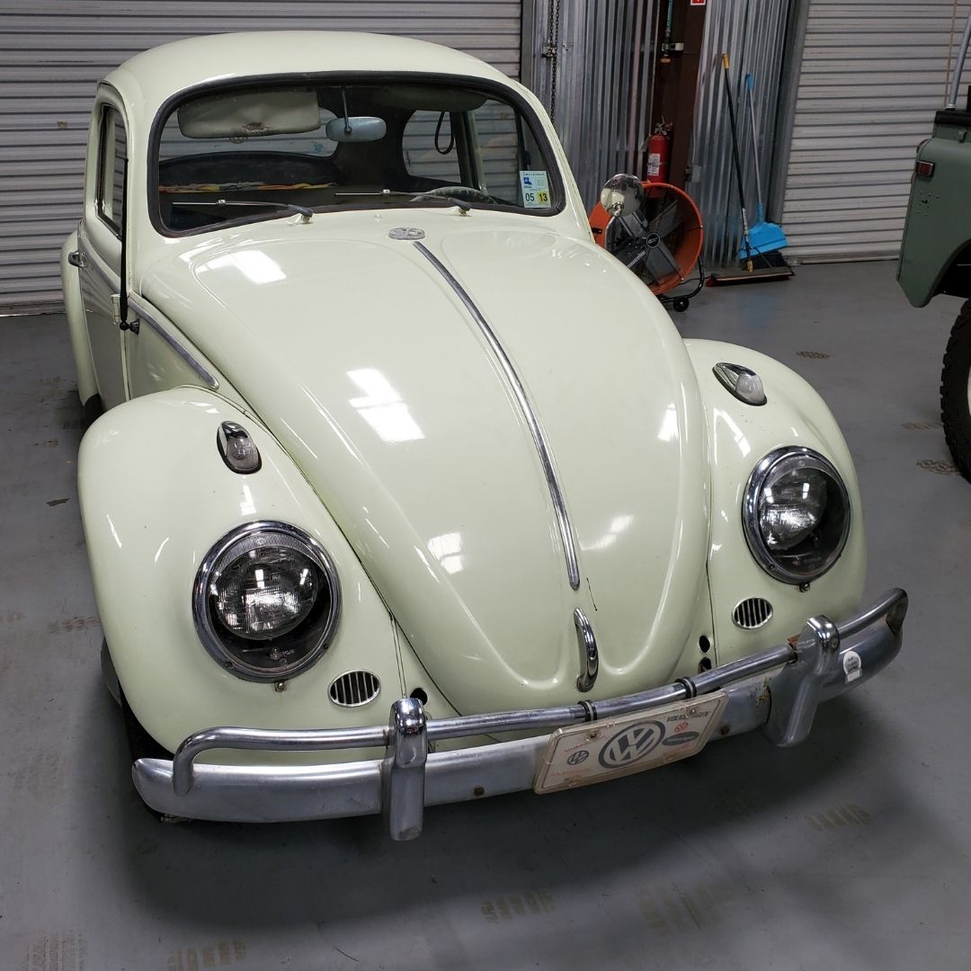 white classic Volkswagen