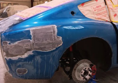car getting body work