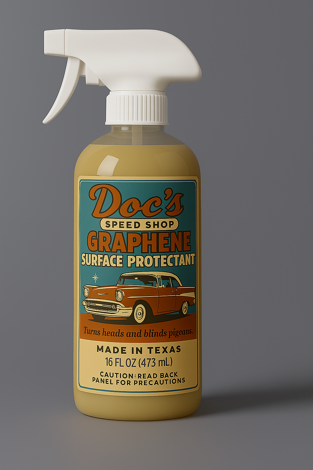 GrapheneSurfaceProtectantFrontLabelClearBottleWithLiquid.png