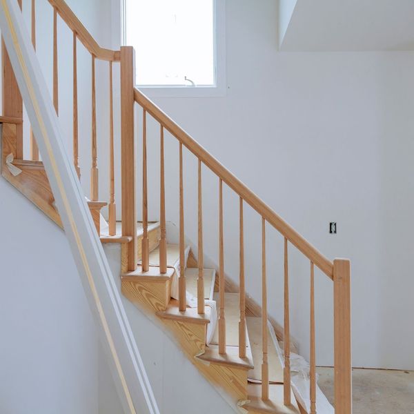 white drywall with bright window background