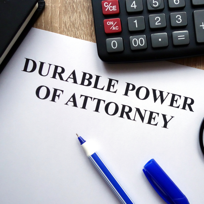 durable power of attorney. 