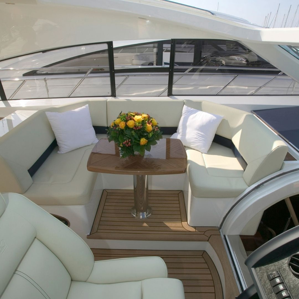 interior of yacht