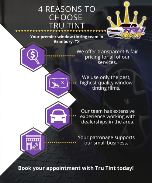 reasons to choose Tru Tint infographic