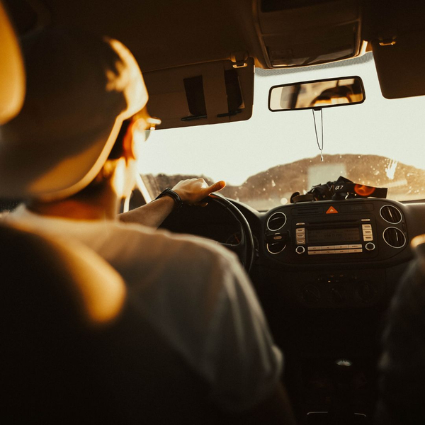 driving with sun glare