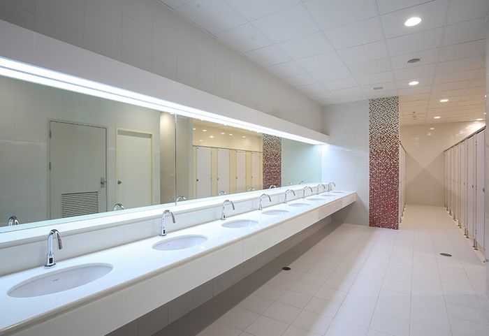 commercial bathroom