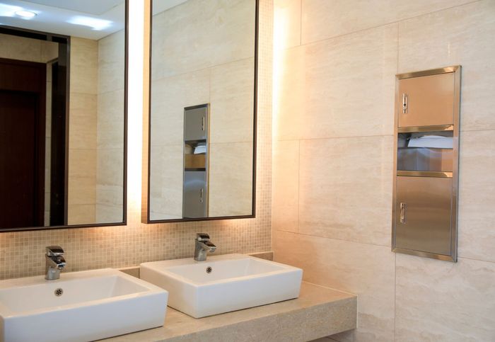 Commercial bathroom sinks