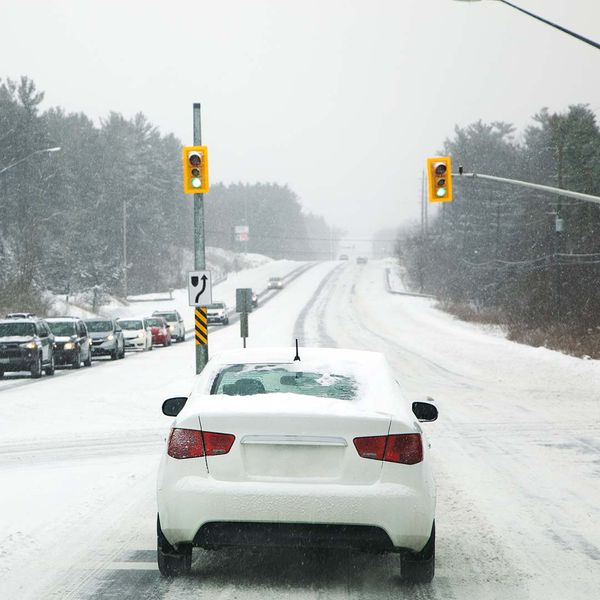 Winter driving conditions