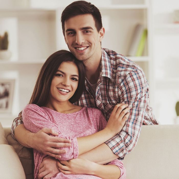 young smiling couple