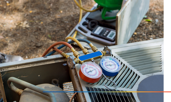 air conditioning equipment on an A/C unit