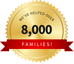 We've helped over 8000 families