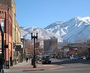 Ohio with snowy mountains