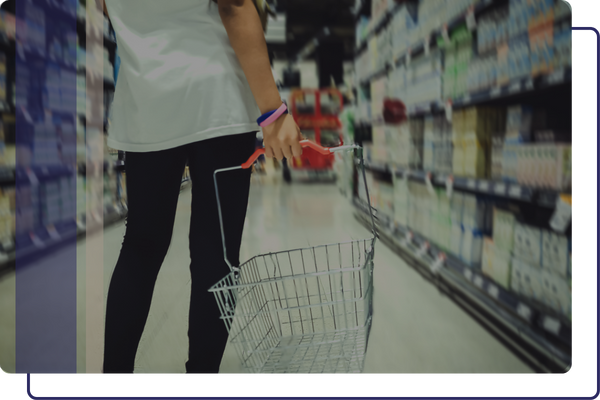 Woman shopping in a store