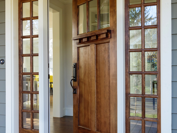 Door with new coating Door with new coating