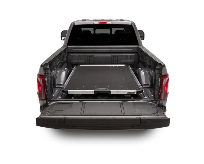 CargoGlide Slide-out Bed Tray System Installed