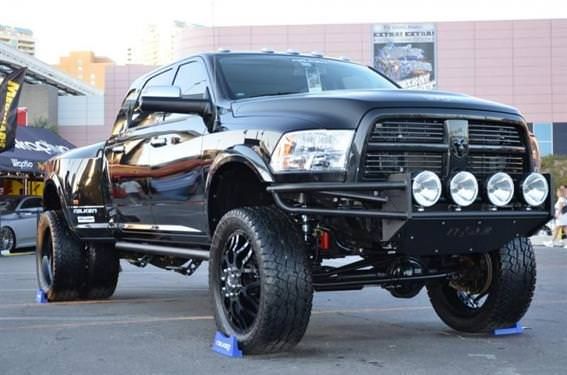 Aftermarket lifted truck