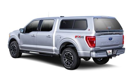 Leer 100XR Fiberglass Paint-matched Truck Cap