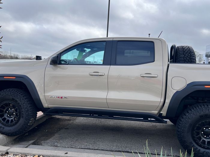 GMC Canyon Chevrolet Colorado with a crew cab