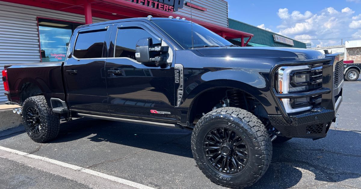 Ford Super Duty with lift kit