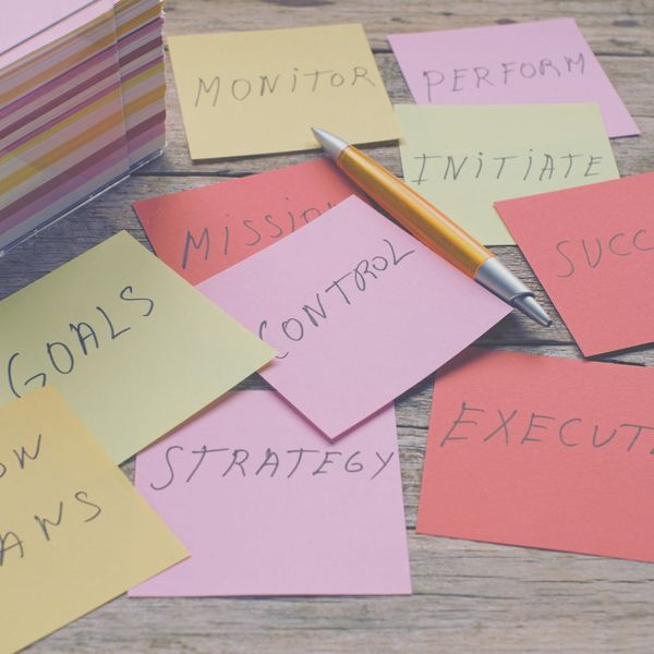 sticky notes with different words on them sticky notes with different words on them