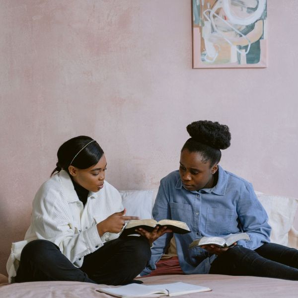 women having bible study women having bible study