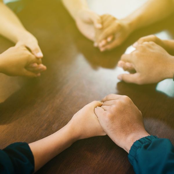 group praying