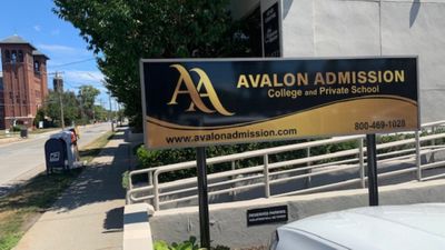 Avalon Admission sign
