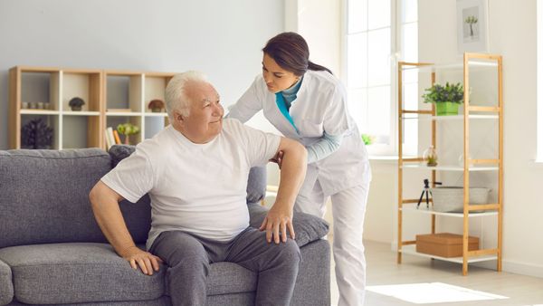 home care for elderly man